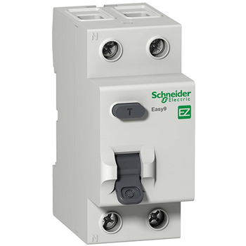 Дифференциальный выключатель Schneider Electric (УЗО) EASY 9 2P 40А 30мА AC 4,5 кА - Электрика, НВА - Модульное оборудование - Дифференциальные автоматы - omvolt.ru